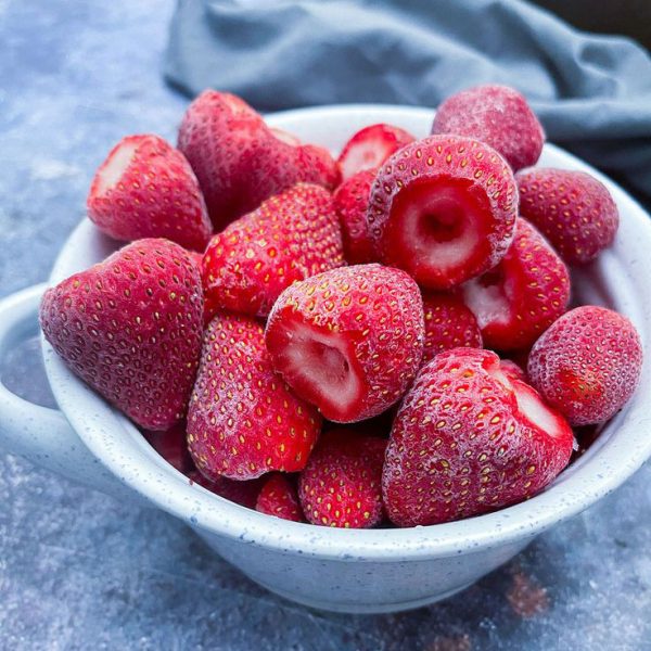 Frozen strawberries